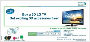 Buy a 3D LG TV and Get 3D Accesories Free