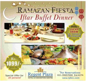 Regent Plaza Hotel & Convention Center Iftar Deal 2012