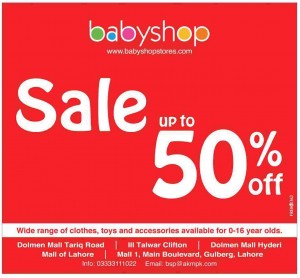 Babyshop Sale Upto 50 % Off