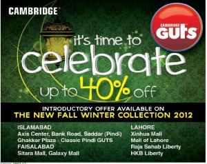 CAMBRIDGE Guts Celebrate upto 40% Off