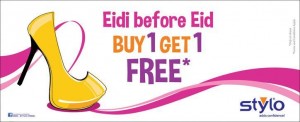 Stylo Eidi Before Eid Buy 1 GET 1 FREE Offer