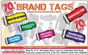 BRAND TAGS 70% Off