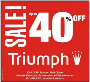 SALES! upto 40% OFF Triumph