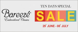 Bareeze Summer Sale 2013