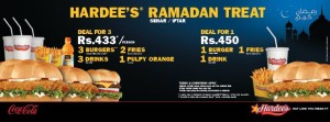 Hardee's Ramadan Offer 2013 Iftar / Sehri