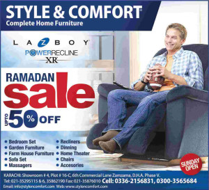 Style & Comfort Karachi Ramadan Sale 2013