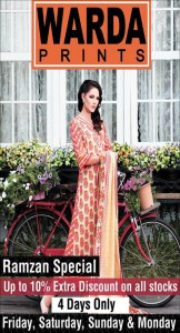 Warda Prints Lawn Sale 2013 Ramadan Special Discount