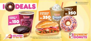 Dunkin Donuts Karachi Pakistan Deals 2013 November