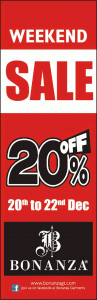 Bonanza Weekend Winter Sale 2013 December