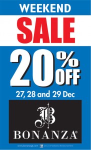 Bonanza Winter Collection Sale December 2013