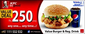 KFC Value Burger Deal December 2013