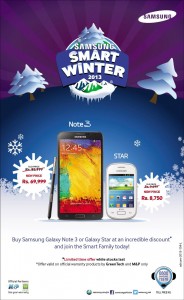 Samsung Winter Deal on Smart Phones 2013