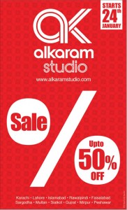 Alkaram Studio Sale 2014