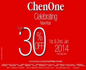 ChenOne Sale 2014 January on New Year