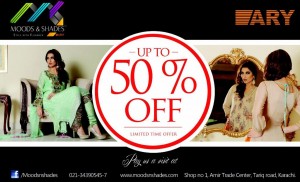 Moods & Shades Karachi Discount Offer 2014