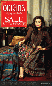 Origins Ready to Wear Clothing Pakistan Sale 2014