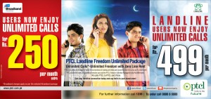 PTCL Freedom Package Unlimited Calls 2014