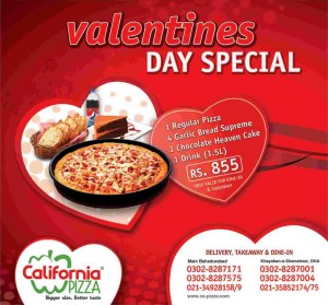 California Pizza Karachi Deal 2014