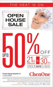 Chenone Pakistan Sale February 2014