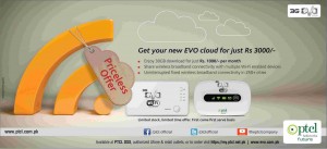 PTCL 3G EVO Cloud Packages 2014