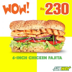 Subway Pakistan WOW Deal 2014 April / May