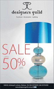 Designers Guild Furniture Lahore Sale 2014 May / June