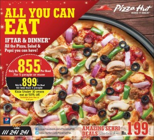 Pizza Hut Iftar Deal 2014 Ramadan in Pakistan