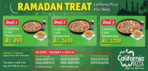 California Pizza Karachi Iftar Deals 2014 Ramadan