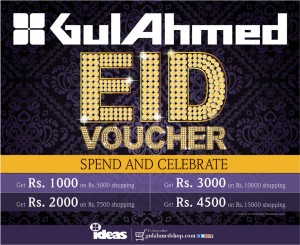 Gul Ahmed Ideas Eid Voucher 2014 Discount