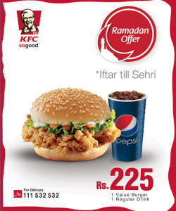 KFC Pakistan Iftar & Sehri Deal 2014 Ramadan