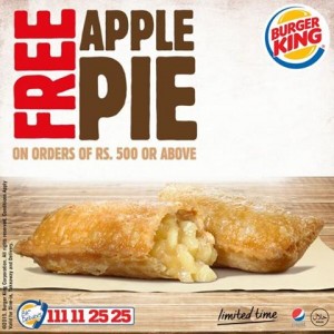 Burger King Free Apple Pie Deal