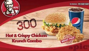 Hot & Crispy Chicken Krunch Combo