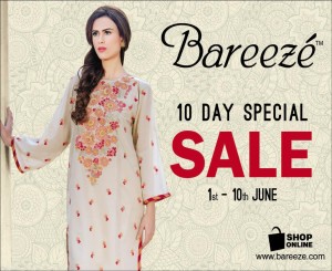 Bareeze Summer Sale 2015