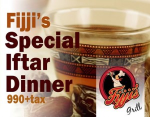 Fijji's Grill Islamabad Iftar Deal 2015