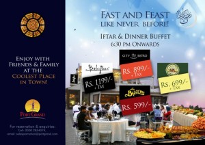 Port Grand Karachi Iftar Buffet Dinner Deal 2015