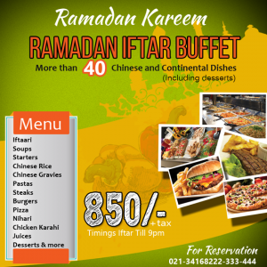 Capsicum Karachi Iftar Deal 2015