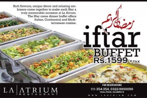 La Atrium Lahore Iftar Deal 2015