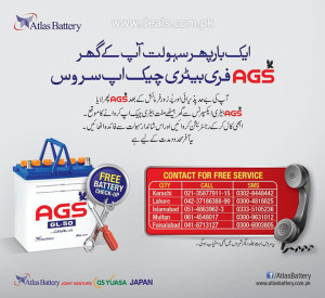 AGS Battery Free Checkup Service 2015