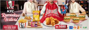 KFC Ramadan Festival Deal 2018 Iftar Offer Pakistan